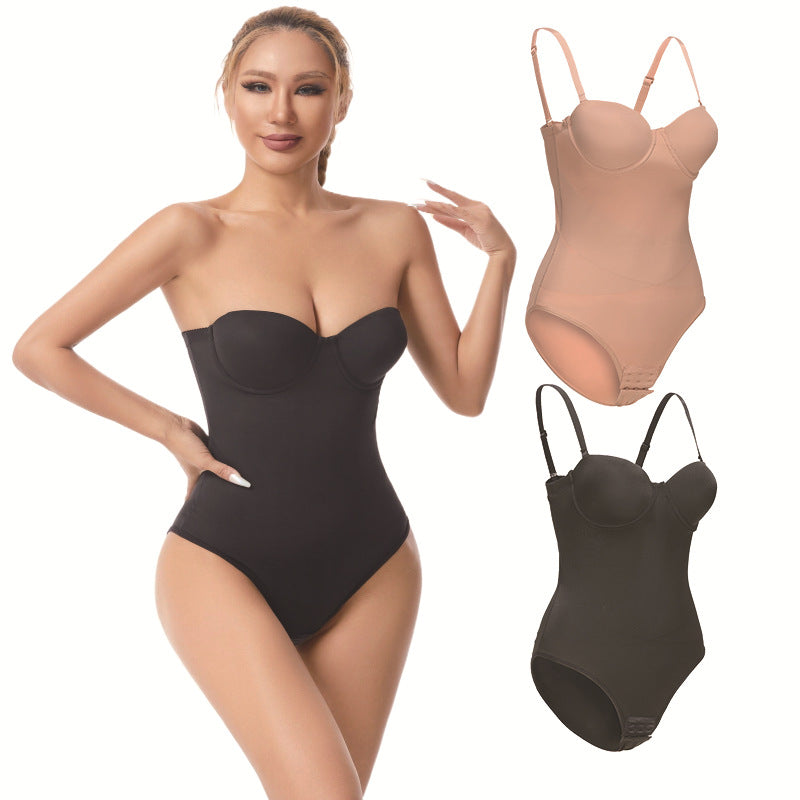 Plus Size Traceless One-piece Corset Dress Special Strapless Corset