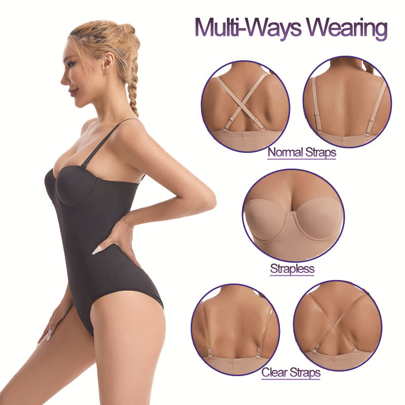 Plus Size Traceless One-piece Corset Dress Special Strapless Corset